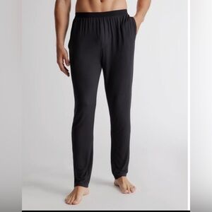 Quince Men's Modal Jersey Lounge Pajama Pants in Black Size Medium - M